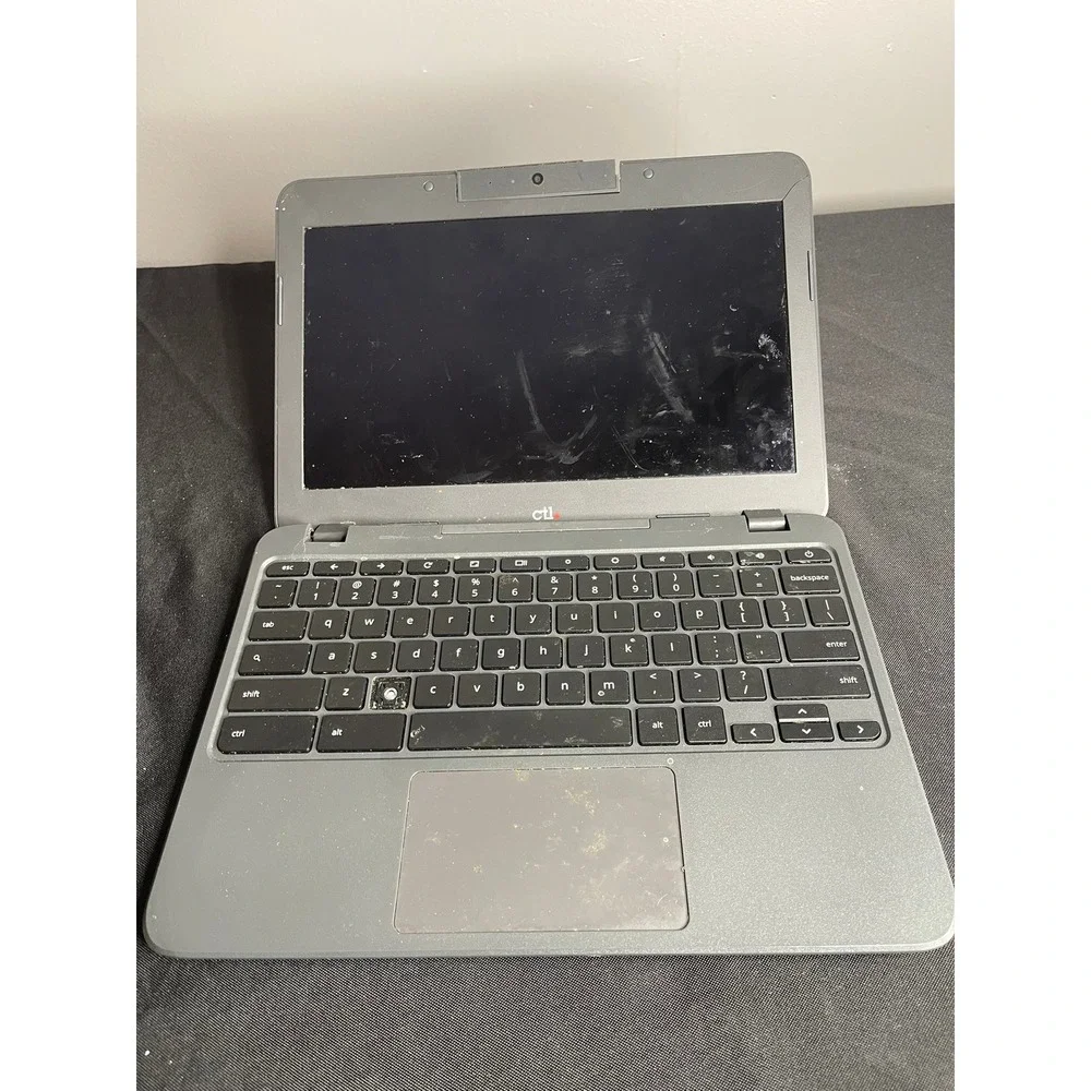 CTL Chromebook NL71CTA Gray Laptop Notebook For Parts or Repair Broken Hinge